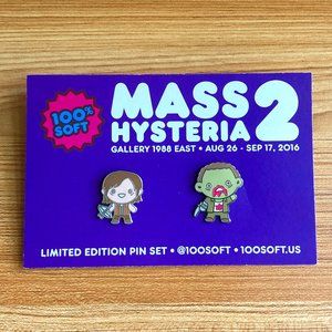 Brand New Limited Edition Walking Dead Enamel Pin Set